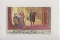 Koningin Isabella ontvangt Christoffel Colombus